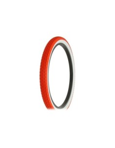 Tire 24 x 2.125 Red/White Side Wall HF-133.